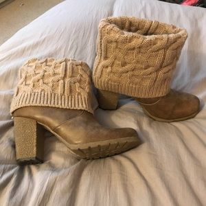 MukLuk heeled booties
